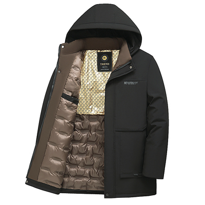 雅鹿男装爸爸冬季棉衣棉袄石墨烯