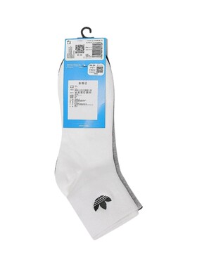 adidas阿迪达斯三叶草男女ORI ANK SOCK 3P休闲袜子JP1271