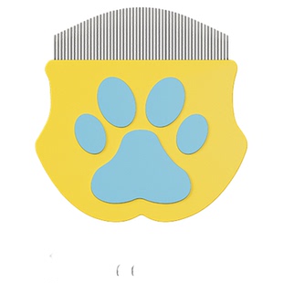 宠物面梳狗狗猫咪梳毛梳子去浮毛针密齿尺跳蚤小型犬比熊专用排梳