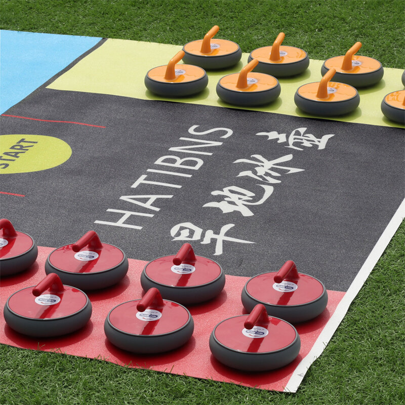 地壶球旱地球滚珠冰上溜石仿真冰面运动校园教学桌上出租