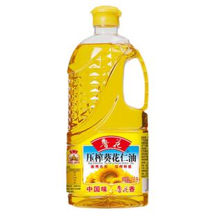 鲁花压榨葵花仁油1.6L 物理压榨家用食用油小桶装