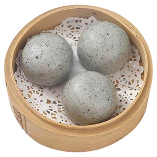 山东黑芝麻包手工爆浆黑芝麻包流心黑芝麻包加热即食代餐黑芝麻包
