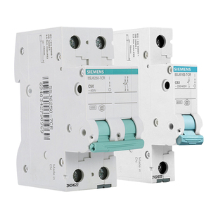 西门子绿色空气开关1P16A空开2P40A保护器3P80安4P63A家用断路器