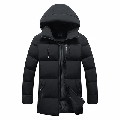 男加厚羽绒棉服冬季可脱帽棉衣