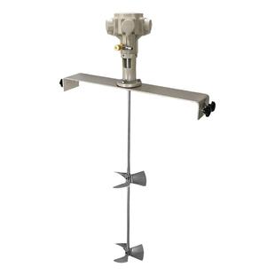 台湾MBP50加仑防爆立式横板IBC吨桶气动搅拌机可调速油漆涂料油墨