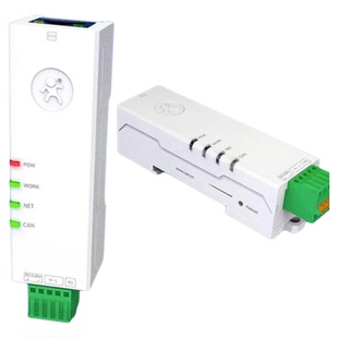 有人CAN转以太网网口服务器TCP/UDP协议转换器口红透传设备CAN115