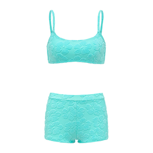 Yukari swim2026年分体泳衣小胸聚拢蓝色比基尼海边度假绝美泳装