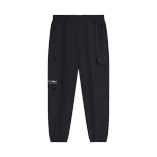 特步加绒卫裤未来构想系列男裤冬季宽松长裤束脚运动裤加厚休闲裤