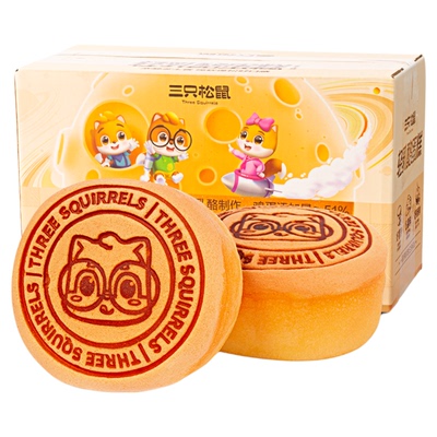 轻乳酪蛋糕三只松鼠轻乳酪蛋糕