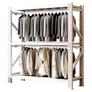 货架衣柜挂衣架置物架落地简易卧室组装开放式衣帽架服装展示架子