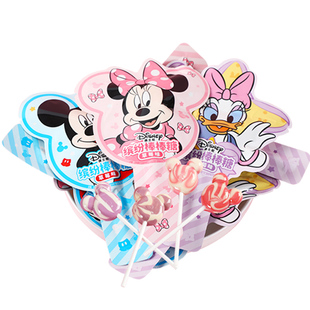 迪士尼缤纷棒棒糖500g儿童零食软糖结婚喜糖生日周岁糖果