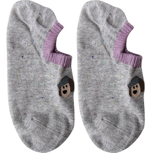 起步韩袜春夏季透气船袜女款防滑不掉跟韩国ins可爱隐形卡通袜子