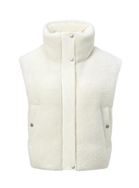 DESCENTE迪桑特WOMEN’S SKI STYLE女士羊羔绒拼接保暖羽绒马甲