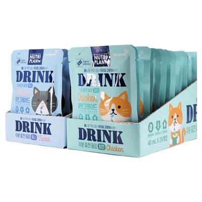 韩代宠物猫骗喝水鸡肉金枪鱼汤包