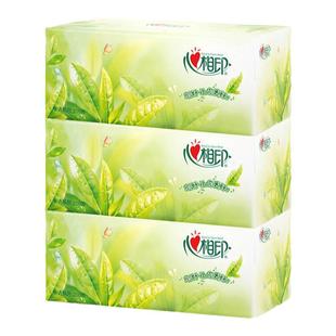 心相印盒装抽纸H200抽茶语餐巾纸家用抽取面巾纸36盒整箱家庭实用