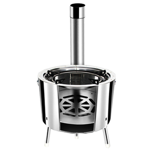 柴火炉户外便携柴火灶家用农村烧木柴露营野炊炉围炉煮茶碳烧烤炉