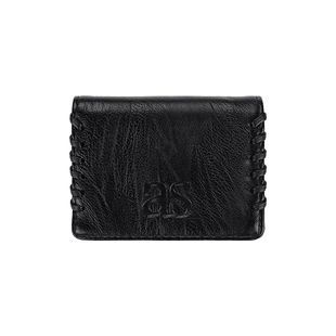 REOY Stu”ason韩版as字母甜酷复古风黑色链条可拆卸卡包零钱包