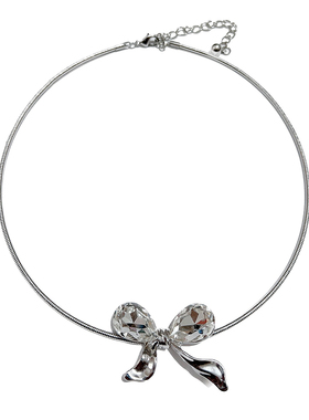 名媛千金立体大蝴蝶结项链