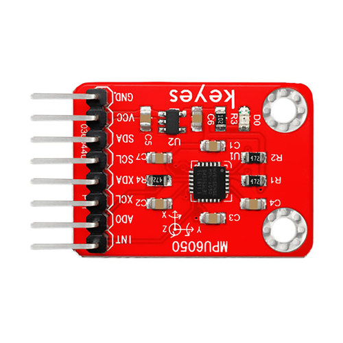 MPU6050六轴传感器模块三维角度三轴加速度电子陀螺仪适用arduino