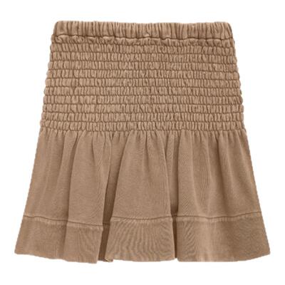 MARANT ETOILE2025 PACIFICA纯色平纹针织褶皱俏皮短裙女