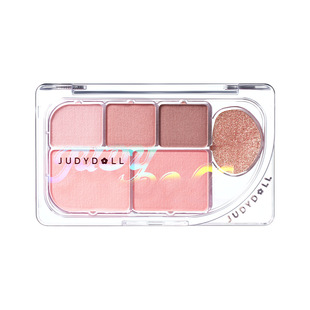 Judydoll通勤橘朵哑光综合盘眼影盘六色欲眼影盘纯综合盘眼影哑光