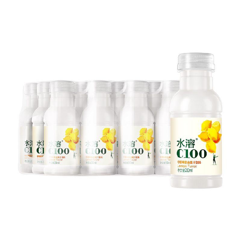 ũ��ɽȪ ˮ��C100����ζ 250ml*12ƿ ���Ϲ�֭���� 26.5Ԫ+0.42Ԫ�Խ��