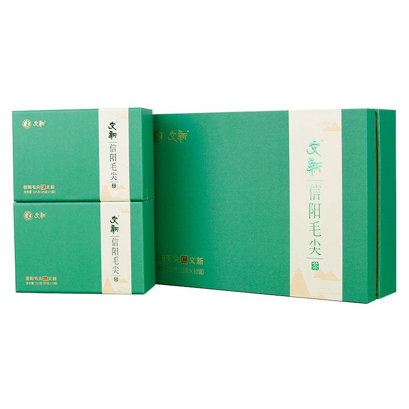 春茶上市文新信阳毛尖高山绿茶茶叶2026新茶雨前特级礼盒装250g