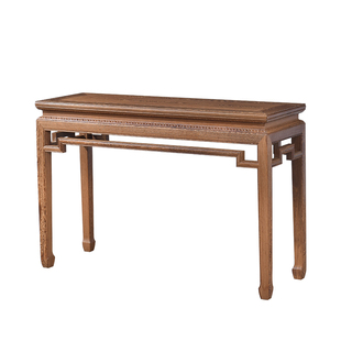 鸡翅木平头案中式仿古红木条案条几案几案台香案家用全实木玄关桌