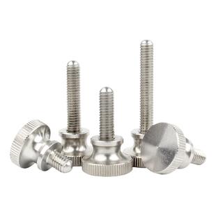 304不锈钢GB834高头滚花手拧螺丝螺栓弹弓手紧手扭螺丝M3M4M5M6M8