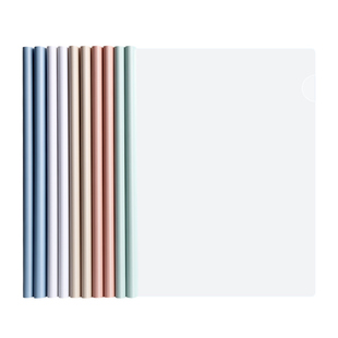 晨光抽杆夹文件夹透明插页a4拉杆夹固定书夹子办公用品文具抽干夹书皮书夹子小学生用资料档案夹办公用品文具