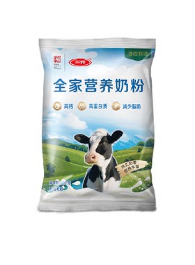 三元高蛋白营养奶粉纯正奶香300g