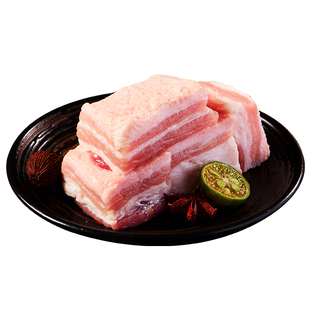 得利斯黑猪肉生鲜土猪肉1kg五花肉谷饲冷冻烧烤红烧肉跑山猪
