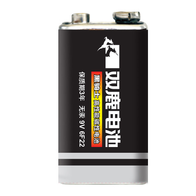 双鹿9v方块电池6F22万用表适用