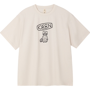 KEEN官方 US4 HARVEST LOGO TEE男女同款户外舒适简约短袖T恤