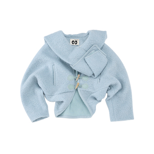 MEDIUM WELL x LOOKNOW 2025年羊毛围巾领廓形外套