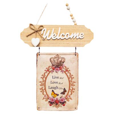 Welcome北欧欢迎光临装饰门牌