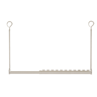 墙侧面晾衣杆阳台固定式顶装小型晾衣架上下双层悬挂伸缩升降吊杆