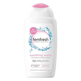 英国femfresh芳芯洗护私处护理液蔓越莓舒缓呵护亲密生活菌群平衡