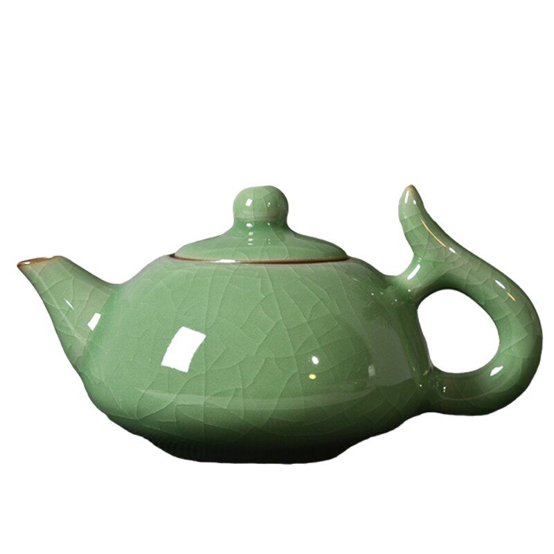 正品特价龙泉青瓷家用翘功夫茶具