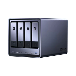 【咨询领好礼】绿联NAS私有云DXP4800四盘位网络存储个人云家庭服务器文件同步手机平板扩容家用存储服务器