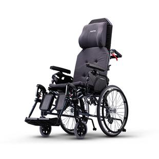 康扬进口高靠背轮椅瘫痪残疾老人专用多功能护理适形调节款5000.2