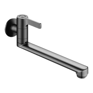 拖把池专用加长防冻水龙头入墙式单冷卫生间阳台万向折叠旋转全铜