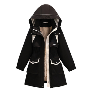 大码胖MM高端棉服女2025年新款冬季宽松简约减龄显瘦加厚棉衣外套