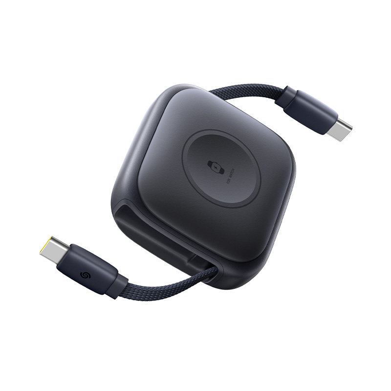 倍思伸缩线适用苹果手表充电器AppleWatch手机数据线iwatch二合一iPhone17ProMax快充充电头45W快充S11Ultra3