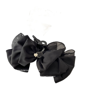 超大号蝴蝶结抓夹高级感在逃公主发夹女2024新款后脑勺鲨鱼夹头饰