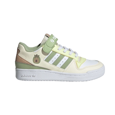 adidas阿迪达斯男女小童篮球风板鞋运动秋FORUM LOW小白鞋JS2476
