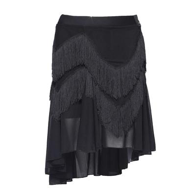 朵俏新款半身裙流苏演出服拉丁舞