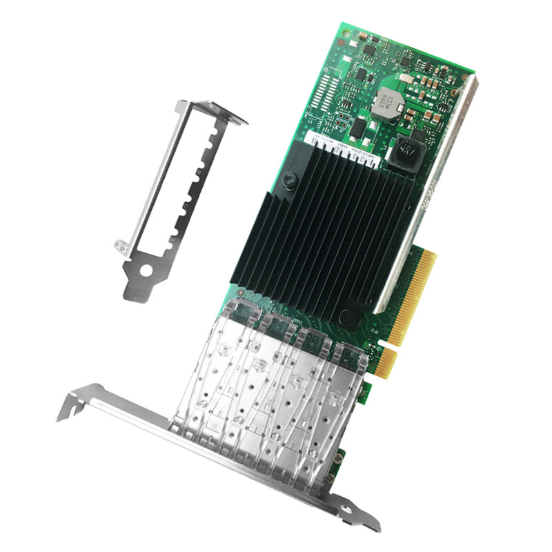intel网卡档板 网卡挡片  电脑网卡挡板pcie网卡万兆网卡 X710DA4