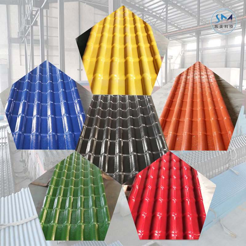 苏州厂家供应灰色ASA合成树脂红色PVC瓦树脂瓦仿古