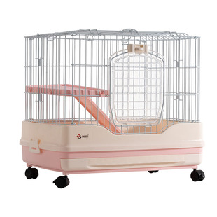 达洋兔笼r51r61 防喷尿双层抽屉式r71r81 豪华家用豚鼠龙猫兔子笼